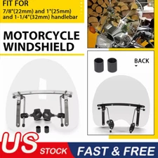 Large Clear Windshield for Honda Magna Shadow Spirit Sabre 600 750 1100 19"x17"