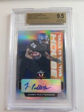 Jaret Patterson 2021 Leaf Valiant Take It To The House Navy 31/35 Auto BGS 9.5