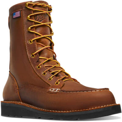 DANNER Herren BULL RUN 15541, 15584, 8'' SOFT MOC TOE (GEÖLTES LEDER, STICHRUNDE)