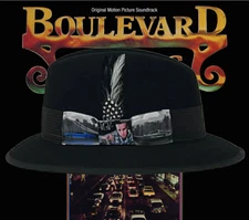 Men Danny De La Paz Special Edition Black Wool Felt Chicano Lowrider Fedora Hat