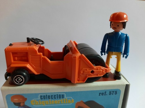 GUISVAL apisonadora Chiquival 1/64 Made in Spain roller in box coche caja car - Imagen 7 de 9