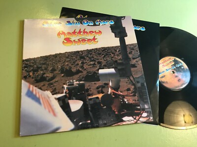 Matthew Sweet Blue Sky On Mars LP 1997 US ORIG Zoo Entertainment VINYL gatefold!
