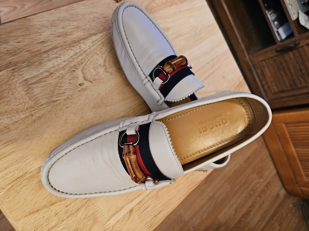 Gucci Men's 282734-Leather Driving Loafers Shoes 8.5-US Gucci Men's 282734-Leather Driving Loafers Shoes 8.5-US