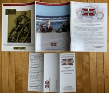1997 Excelsior-Henderson Super X Motorcycle Stock Prospectus Not Harley Davidson