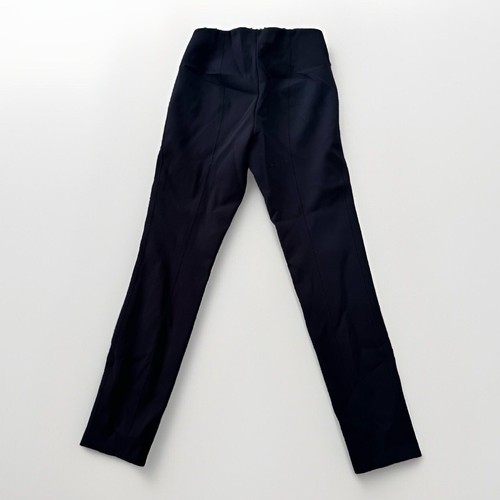 Pantalone leggings elasticizzato Theory nero taglia P XS orlo a spacco business casual - Foto 5 di 6