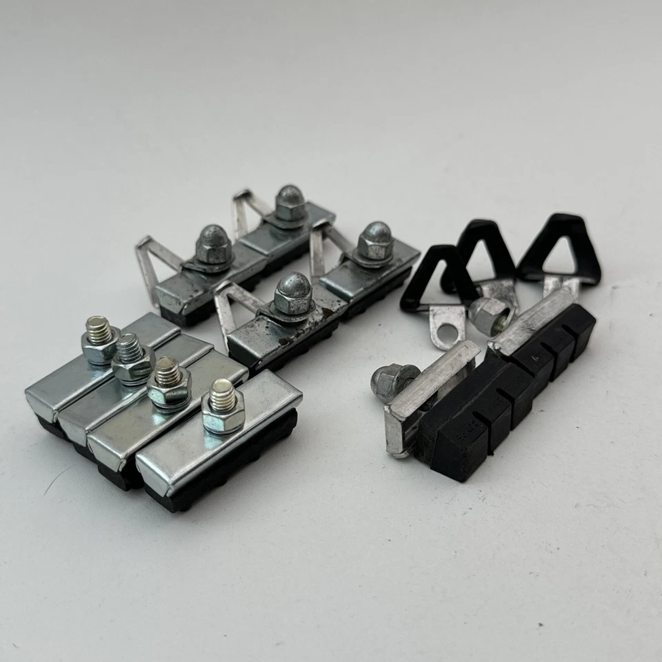 Lote de zapatas de freno vintage OG 80s Old School BMX guías negras A55 Foto 2 de 4