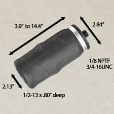 CAB AIR SPRING BAG - REPLACES FIRESTONE W02-358-7012 GOODYEAR 1S4-008