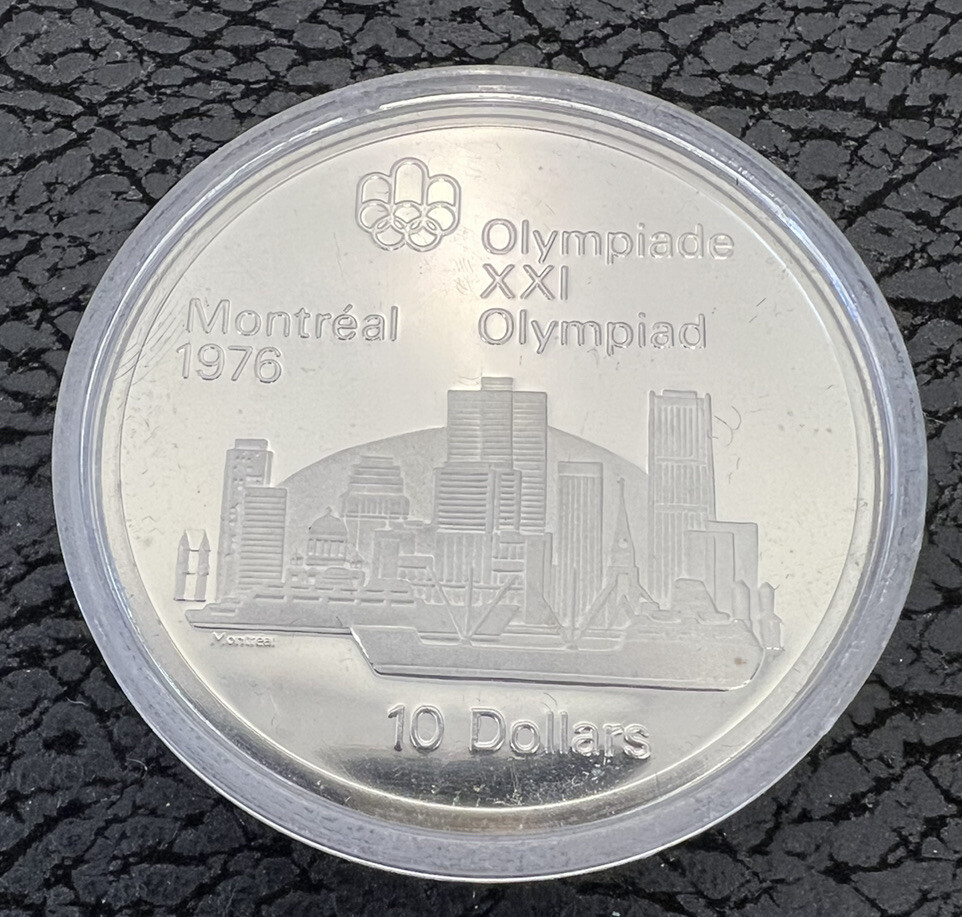 1976年オリンピック メダル10g 1976 Canada Olympic 10 Dollars Velodrome 1976 Olympiad 1.44