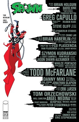 SPAWN 312 McFARLANE AMAZING SPIDERMAN 700 SKYLINE HOMAGE VARIANT NM