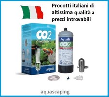 CO2 Small System AQUILI - Kit CO2 con Riduttore a pistoncino e bombola 300 g