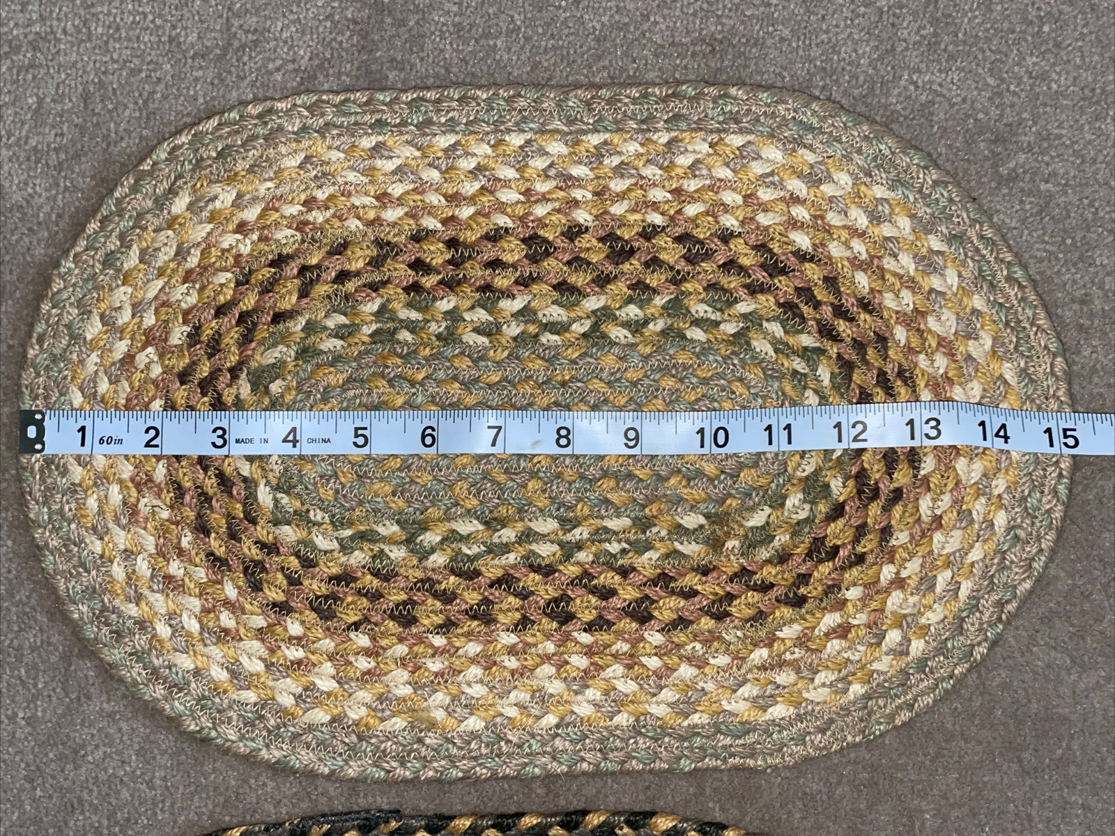 10x15 Large Oval Dollhouse Braided Rugs Lot of 2 eBay