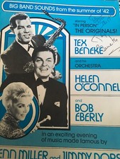 Tex Beneke Signed Sheet Music - Glenn Miller Band 