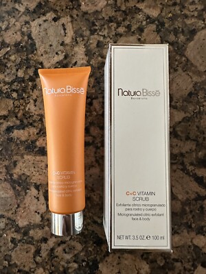 Natura Bisse C+C Vitamin Scrub Tube 3.5 Oz/100mL NIB