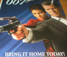 Pierce Brosnan Halle Berry "DIE ANOTHER DAY" James Bond Video 2003 POSTER GreatS