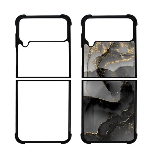 10pcs DIY Blank TPU+PC Sublimation print Case For Samsung Galaxy Z Flip 6 & 5 4 - Zdjęcie 2 z 21
