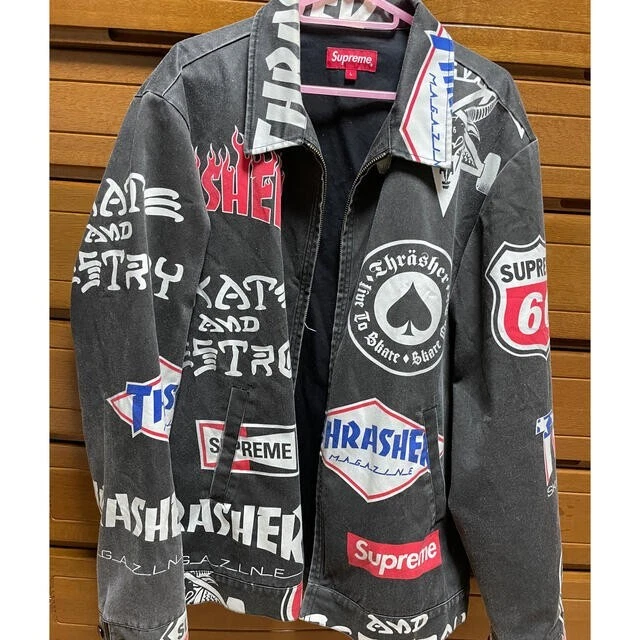Supreme x top thrasher work jacket