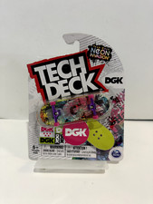 Tech Deck NEON INVASION ULTRA RARE DGK Logo Fingerboard New