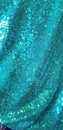 5 Yards MINI DISC SEQUIN GLITZ NYLON MESH FABRIC BACK DROP SASH OVERLAY 15 Color - Picture 57 of 59