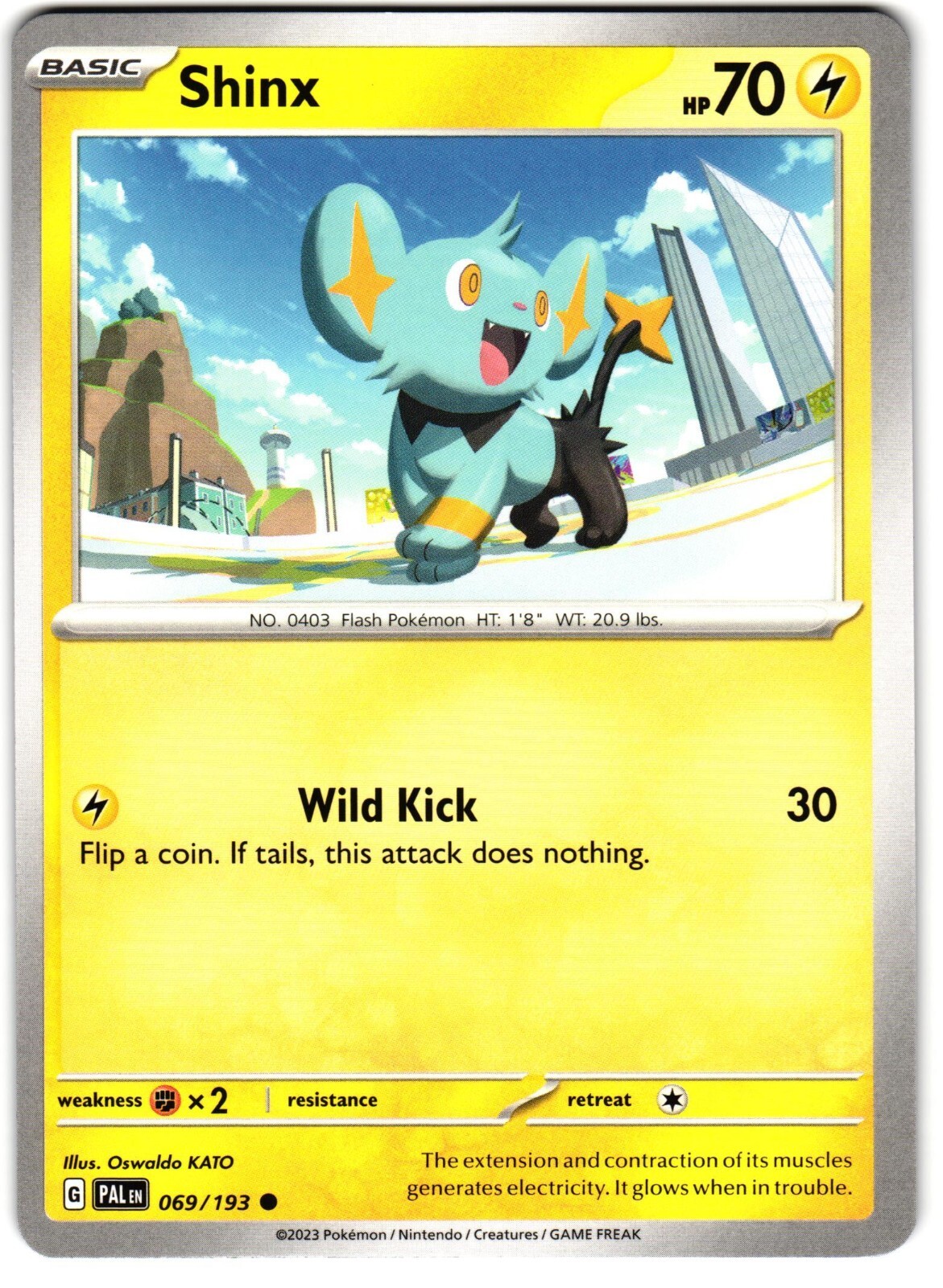 Shinx 69/193 Pokemon SV: Paldea Evolved