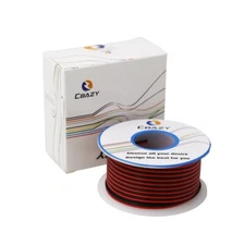 24AWG 2pin RED Black Wire 24ga Hook up Cable 300V 12 Meters Each Total 24m