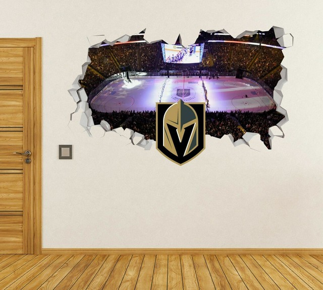 Vegas Golden Knights NHL Custom Wall Decals 3D Wall Stickers Art JS1696