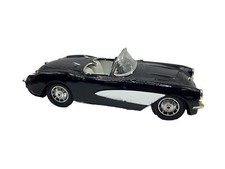 Vintage Corvette Black Luxe Friction Car Tin Litho Car