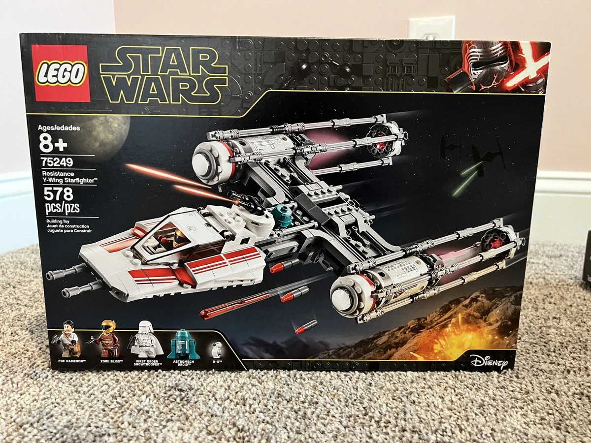 LEGO 75249 Star Wars Resistance Y Wing Starfighter New Never