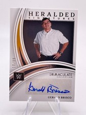 2022 WWE Immaculate - Marks of Greatness Auto /99 - Gerald Brisco