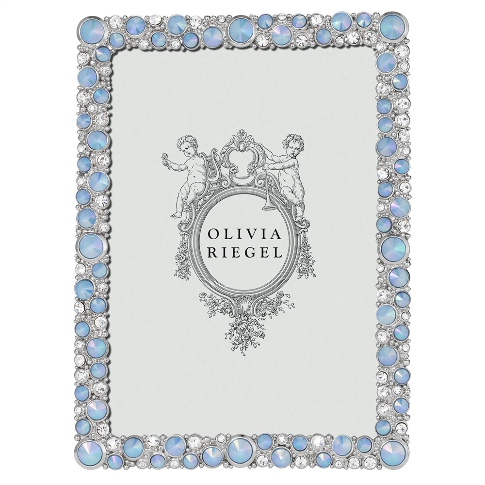 OLIVIA RIEGEL MCKENZIE 5X7" BLUE PHOTO FRAME RT0355.NEW IN BOX eBay