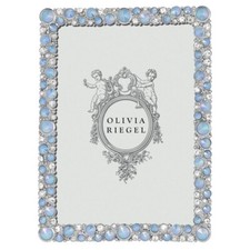 OLIVIA RIEGEL MCKENZIE 5X7" BLUE PHOTO FRAME RT0355.NEW IN BOX