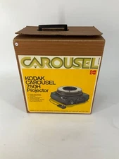 Kodak 750H Carousel Projector Black New In Box Untested