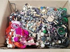 HUGE 10 Pound Lot Vintage To Now Multicolor Costume Craft/junk Jewelry Lot