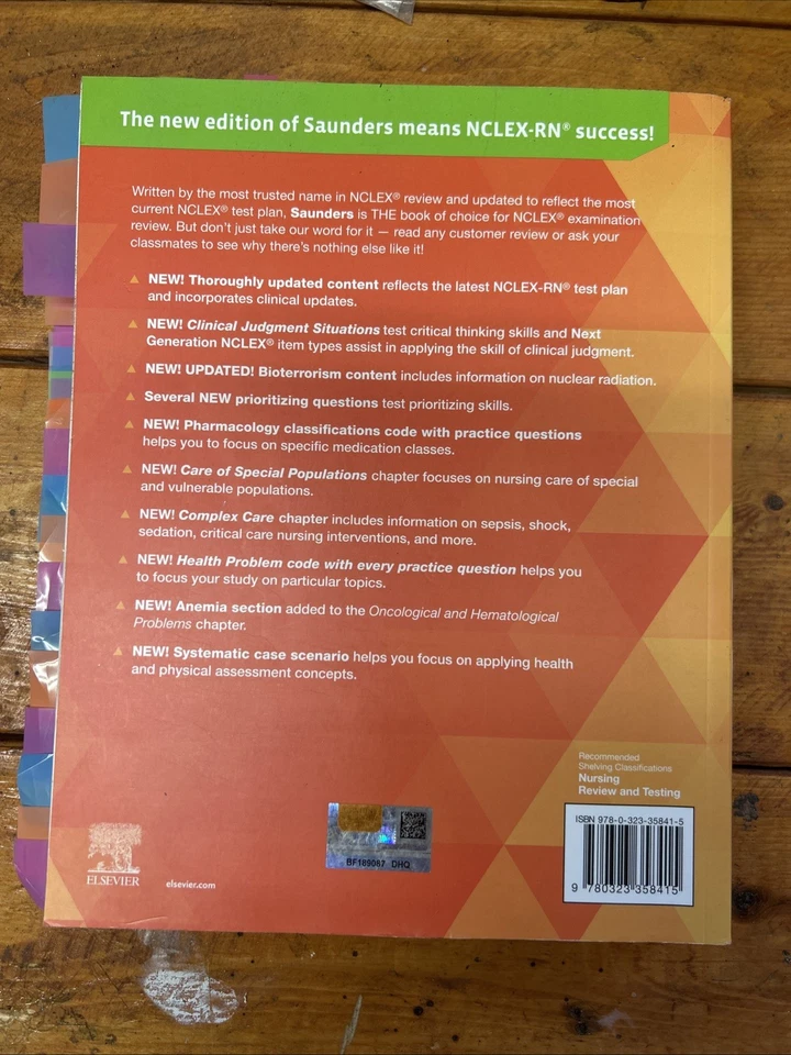 Saunders Comprehensive Review for the NCLEX-RN ® Examination 8th Edition - Image 2 of 2