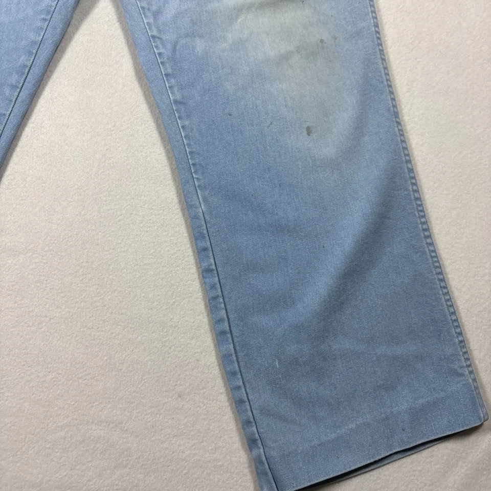 Wrangler Mens Jeans 38x30 Light Blue Vintage Y2K Baggy 90s Grunge Denim - Image 4 of 4