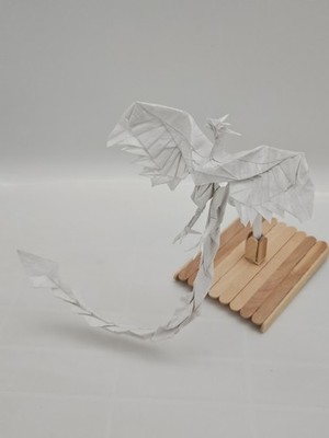 Handmade Complex Origami Phoenix   Advanced Paper Art Sculpture