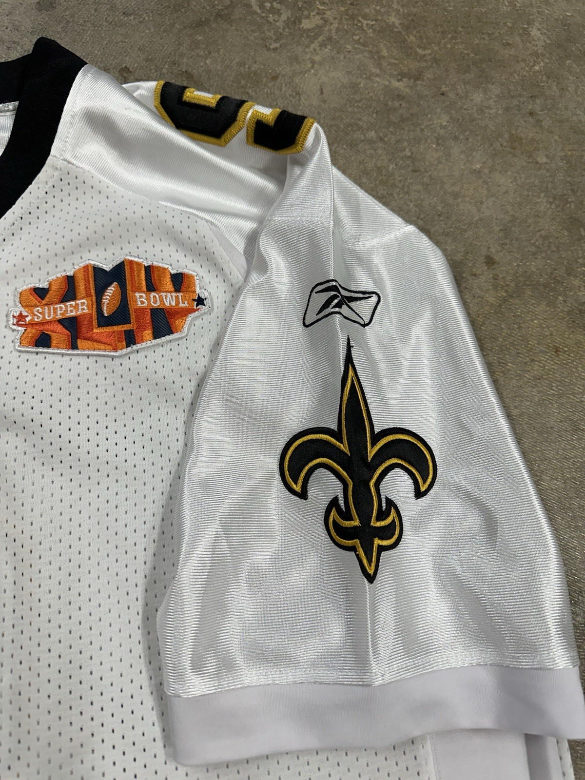 Vintage Reebok New Orleans Saints Brees #9 NFL Jersey SB Captain Patches Size 50 thumbnail 5