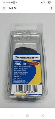Nissan Blank Uncut Programmable Key N102-EK TransponderKEYS 84061