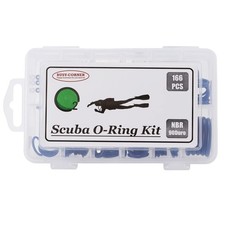 166 Pieces Scuba O-Ring Kit Scuba Diving Rubber Orings, for Dive Hoses Ring D...