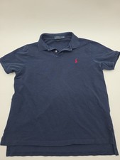 Polo Ralph Lauren Shirt Men XL Custom Fit Blue Cotton. 43858