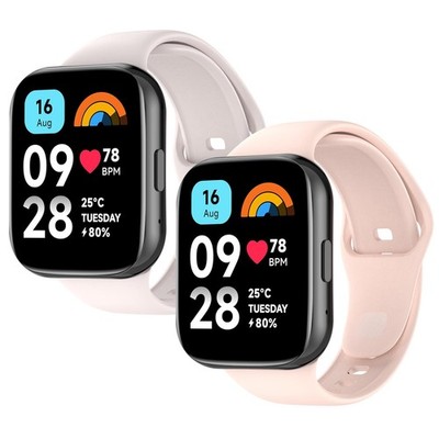 Armband kompatibel mit Xiaomi Redmi Watch 3 Active Weiches Silikon, Verstellb...
