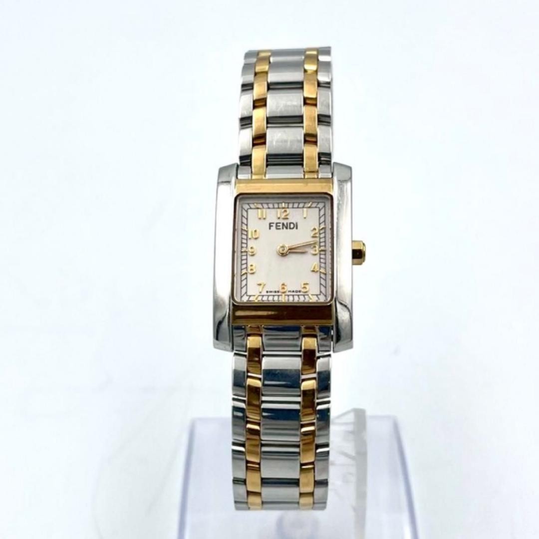 FENDI 632 Quartz Rectangular Watch for Women Used - image 2
