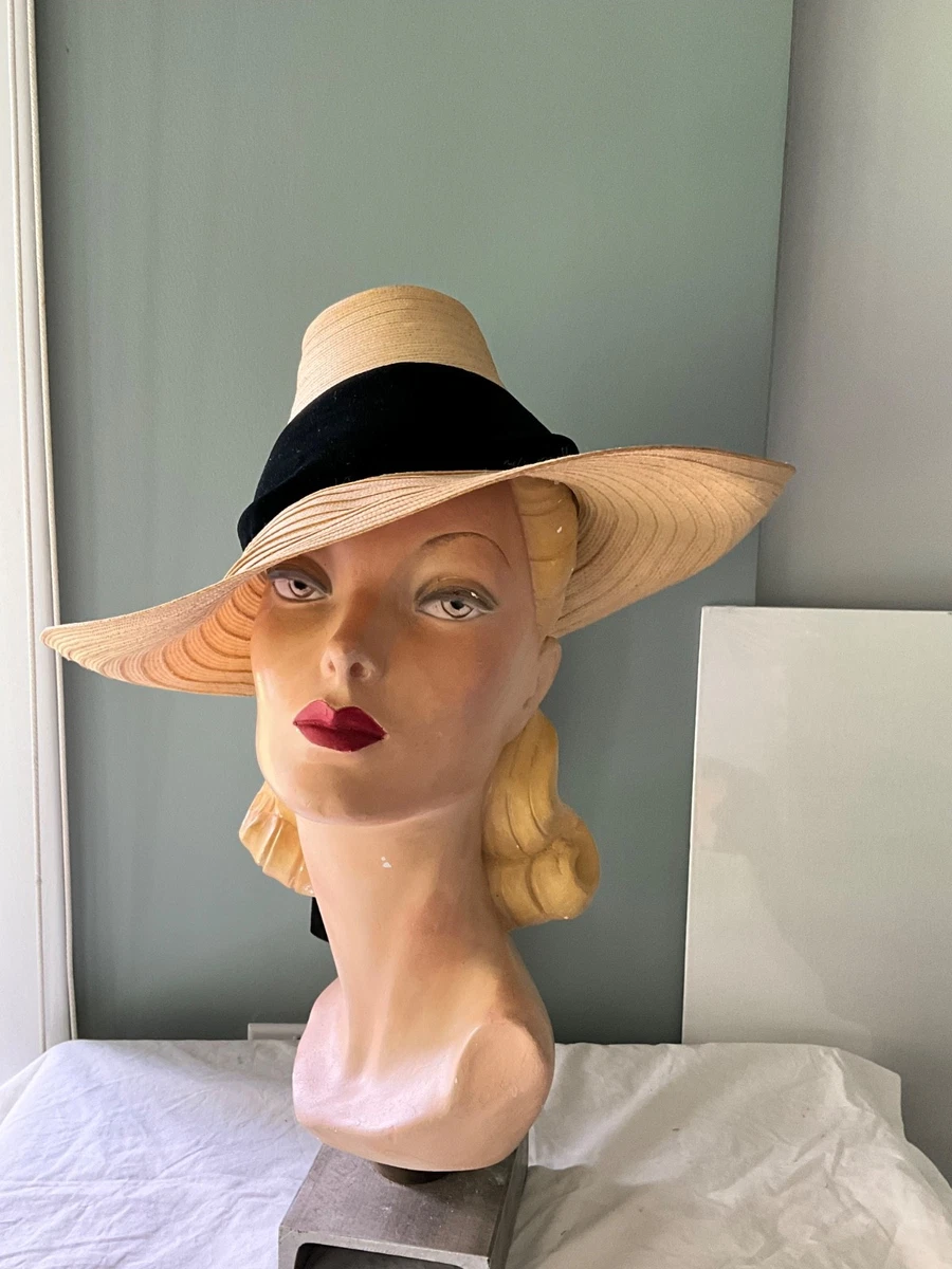 Velvet 1940s Vintage Hats for Women for sale | eBay display picture 3