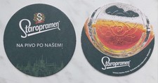 1 Bierdeckel Staropramen - Prag Tschechien