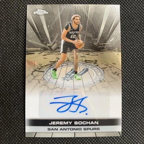 2025 Topps Jeremy Sochan Autograph Issue - Veterans (Raw)