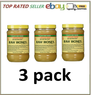 Y.S. Eco Bee Farms Raw Honey - 22 oz Pack of 3