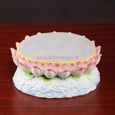 Statua Buddha Base Loto Acqua Ceramica Base Offerta Base Buddha