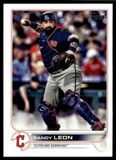 2022 Topps Sandy Leon Cleveland Guardians #353