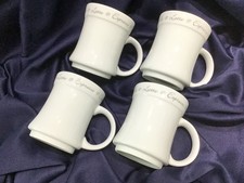 4 JOIE JO!E MUGS coffee latte espresso cafe mocha NEVER USED! NEW! EXCELLENT!!
