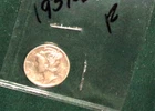 1937  SILVER MERCURY DIME - GRADES "FINE"