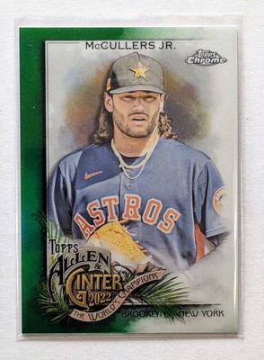 2022 Topps Allen & Ginter Chrome Lance McCullers Jr. Green Refractor /99 #244